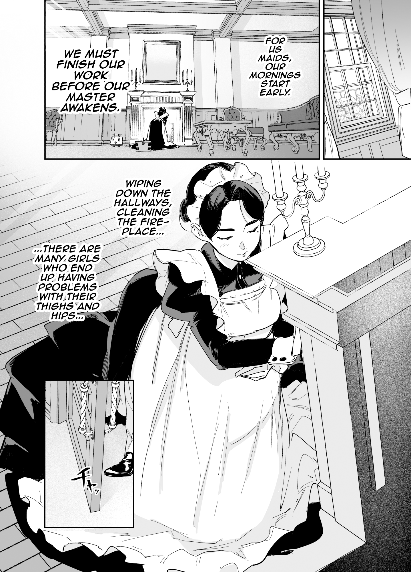 Hentai Manga Comic-My Housemaid Bridget's Sexual Service ~ Everything From Fireplace Cleaning, To Babymaking-Read-27